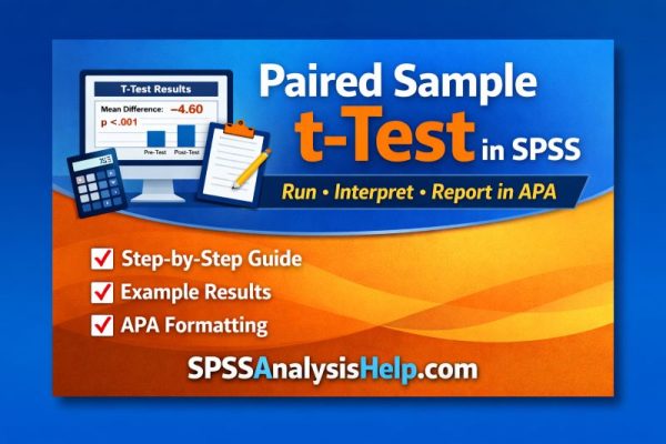 How to Run a Paired T-test in SPSS + interpretation