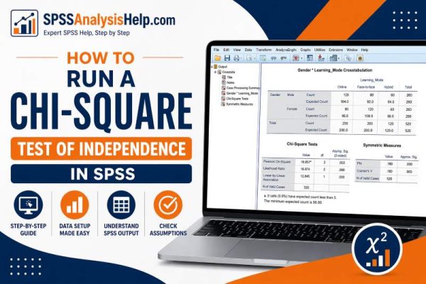 How to run a chi-square test of independence in SPSS