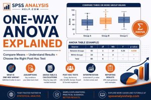 One-Way ANOVA Explained: Meaning, Assumptions, ANOVA Table, Post Hoc Tests, and Interpretation