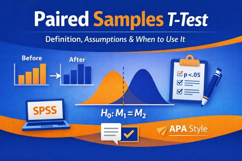 Paired samples t test explained: Definition, when to use it, assumptions, etc