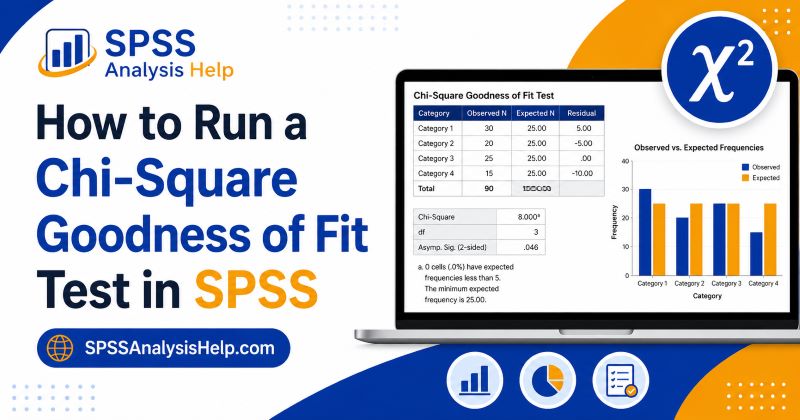 How to run a chi-square goodness of fit in spss