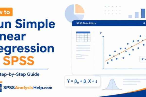 How to run simple linear regression in SPSS