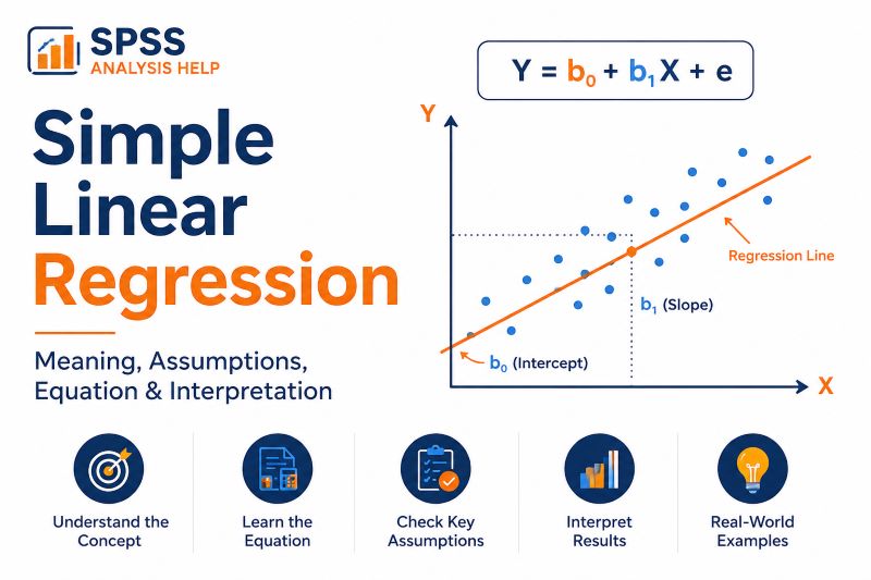 Simple linear regression Explained_ meaning, Assumptions, Equation, and Interpretation
