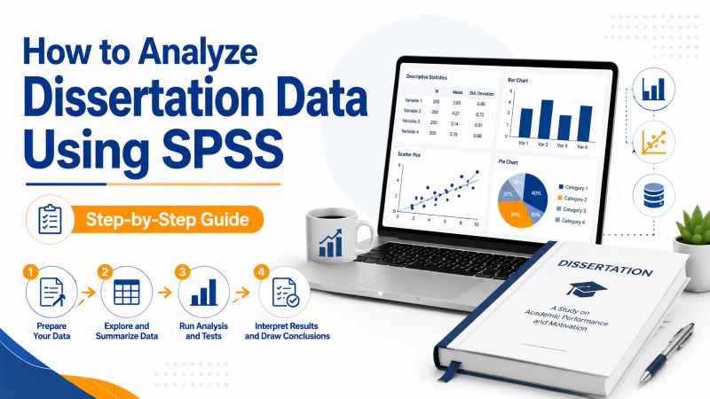 how to analyze dissertation data using SPSS - Step-by-step guide