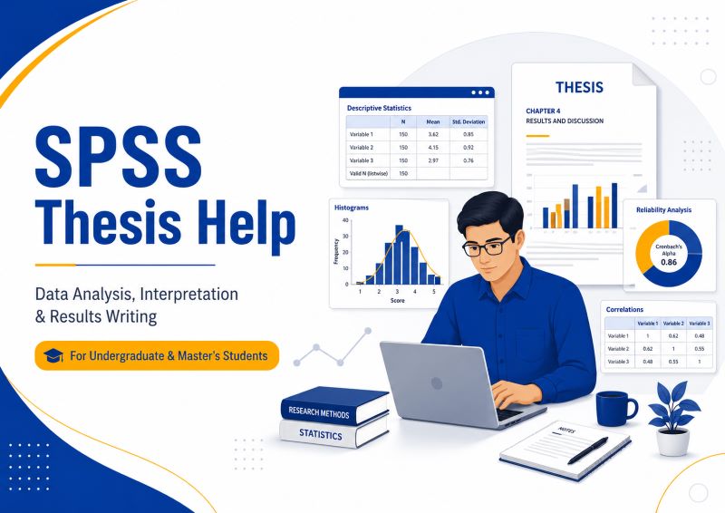 SPSS Thesis Help for Data Analysis & Results Writing